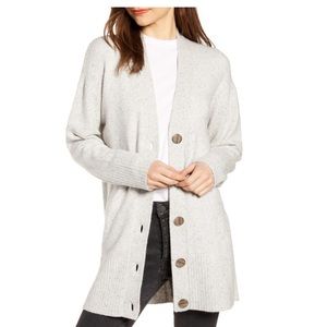 Something Navy Cozy V-Neck Cardigan